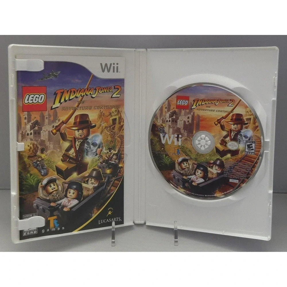 LEGO Indiana Jones Original Adventures & Adventure Continues Bundle Nintendo Wii